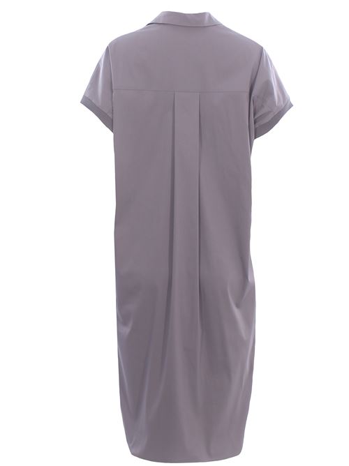 Cotton dress with knitted edges LA FILERIA | 72273/54319073